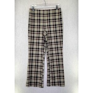 Rachel Zoe Women's Checkered Pull-on Pants Stretch‎ Waist Size Medium ❤️